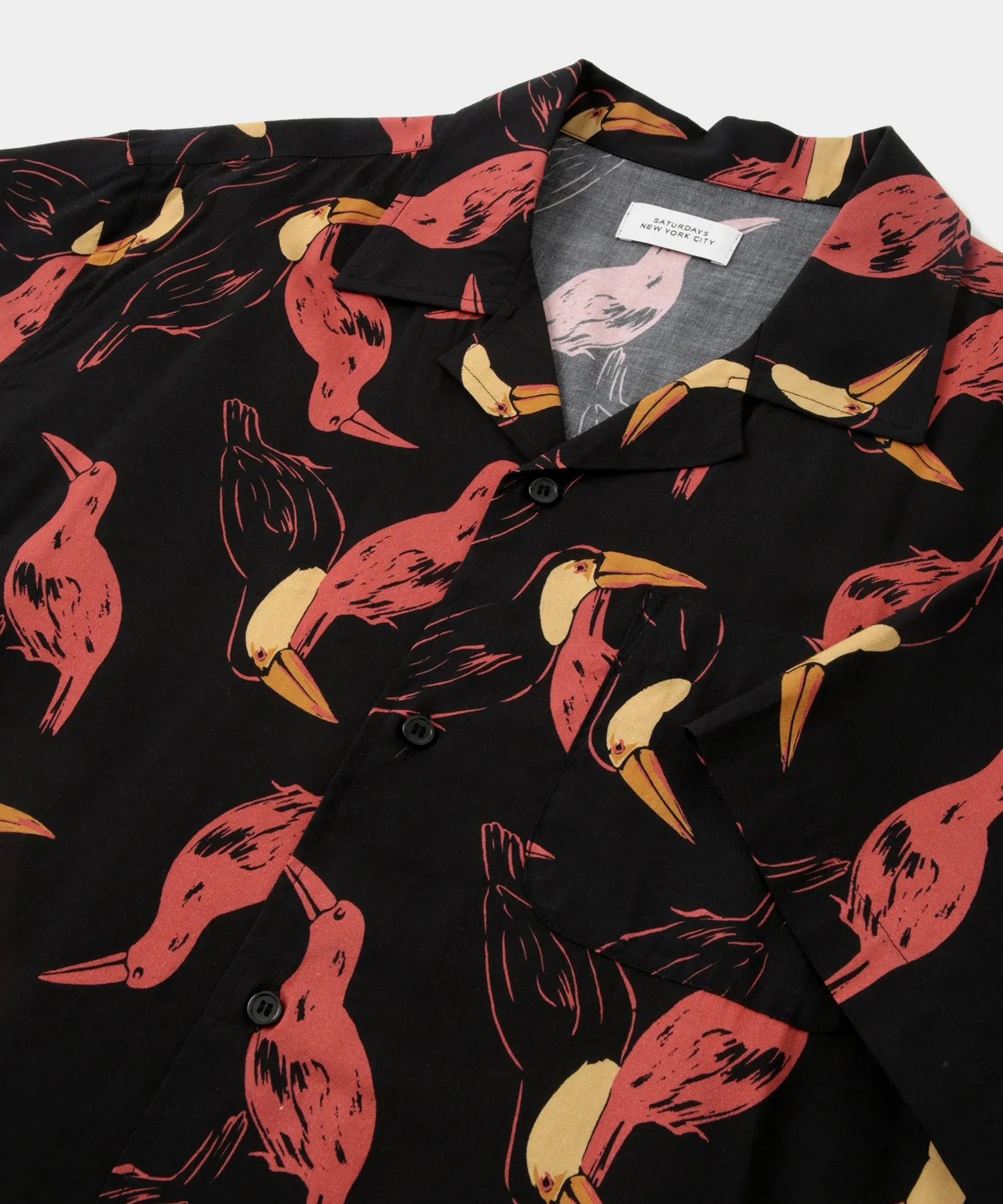 Canty Bird Printed Short Sleeve Shirt sold by Saturdays New York City product image thumbnail 4