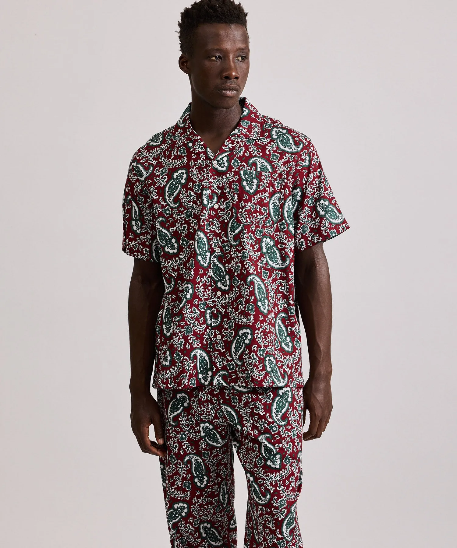 Canty Paisley Short Sleeve Shirt sold by Saturdays New York City product image thumbnail 2