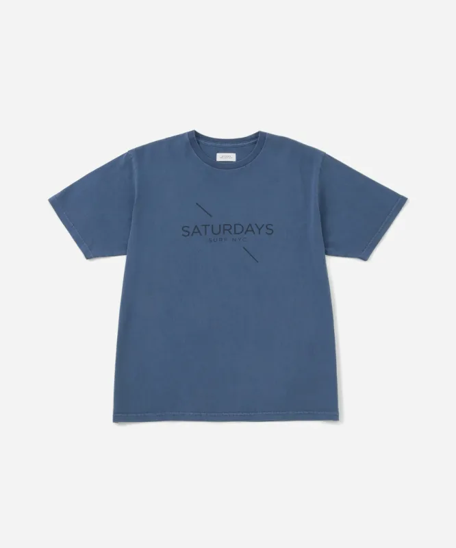 Pigment Dyed Surf Short Sleeve Tee sold by Saturdays New York City