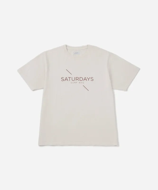 Pigment Dyed Surf Short Sleeve Tee sold by Saturdays New York City