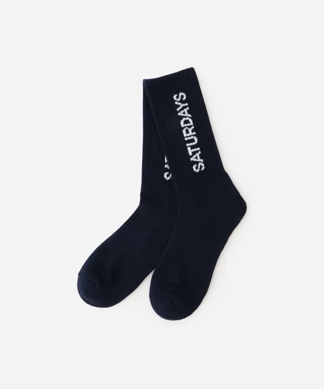 Logo Sock sold by Saturdays New York City