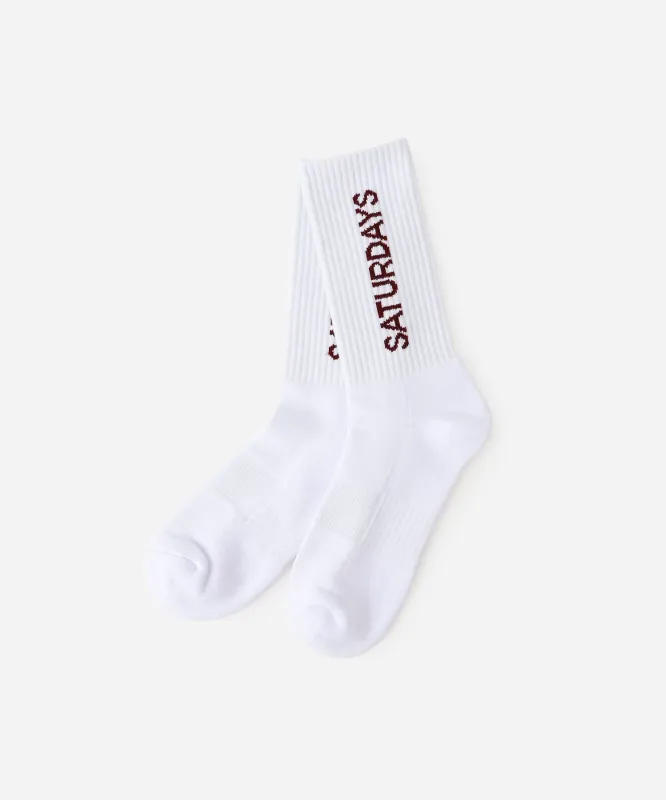 Logo Sock sold by Saturdays New York City