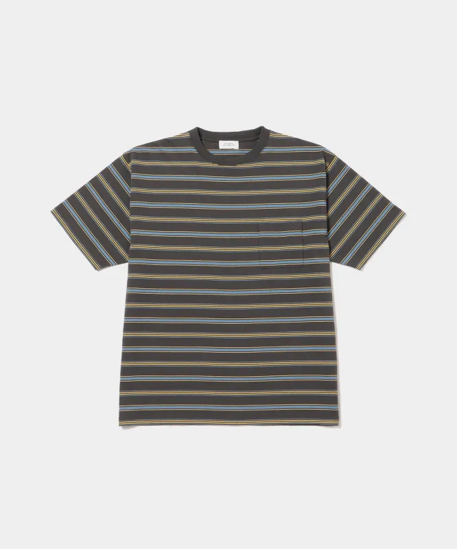 Multi Stripe Relaxed Short Sleeve Tee sold by Saturdays New York City