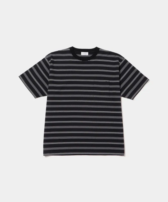 Multi Stripe Relaxed Short Sleeve Tee sold by Saturdays New York City