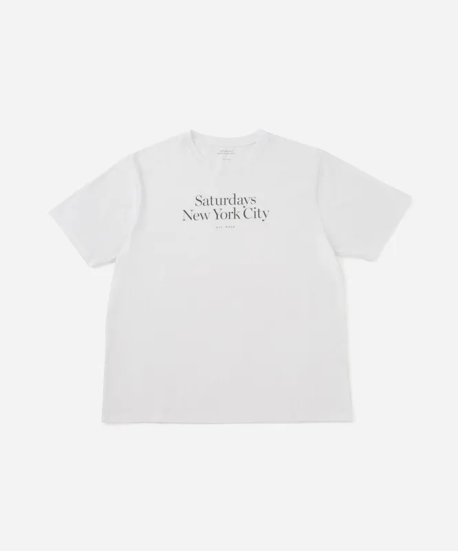 Miller Standard Short Sleeve T-Shirt sold by Saturdays New York City