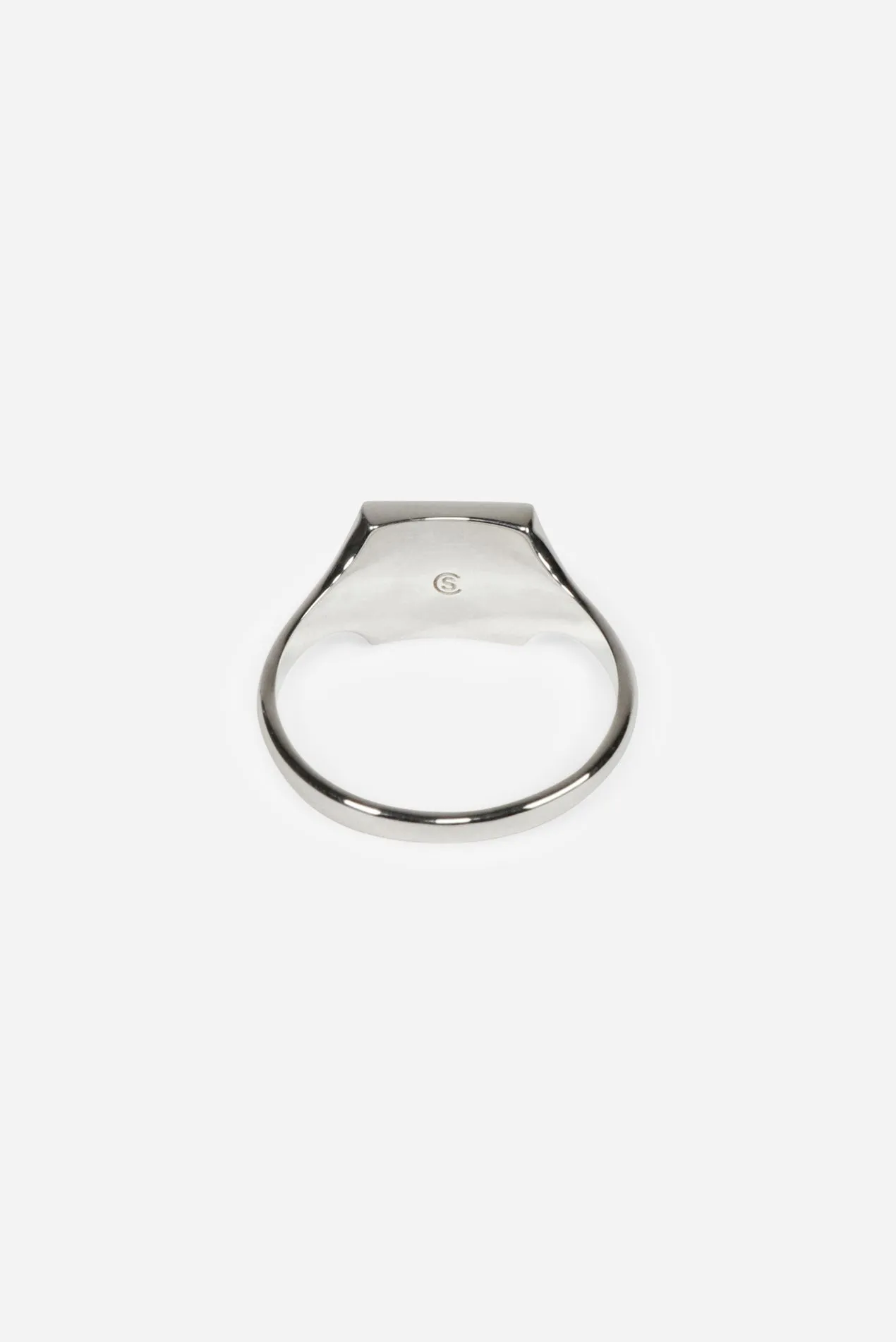 Type 011 Slim Square Signet 925 Sterling Silver sold by Saturdays New York City product image thumbnail 3