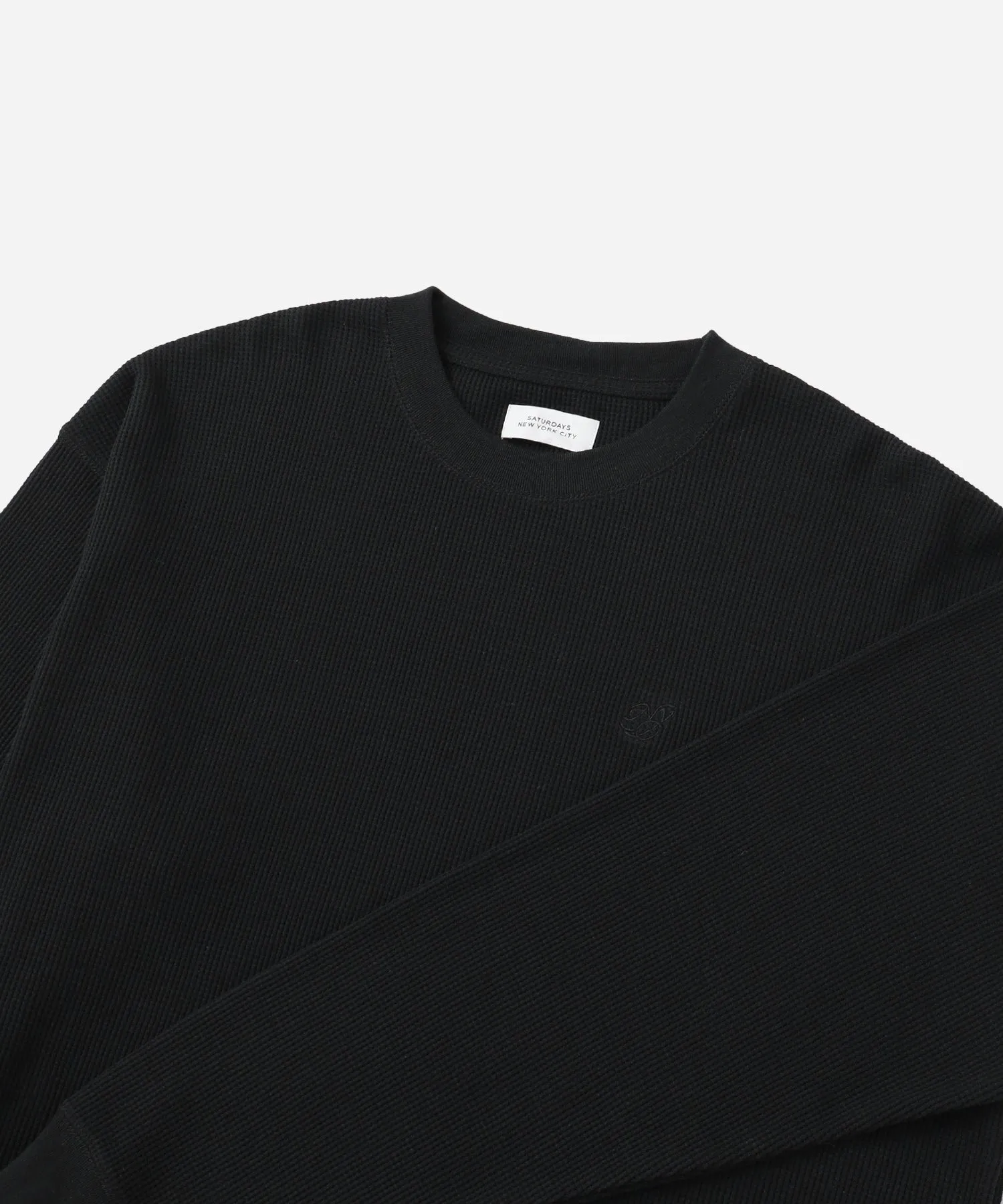 Alex Waffle Relaxed Long Sleeve Tee sold by Saturdays New York City product image thumbnail 4