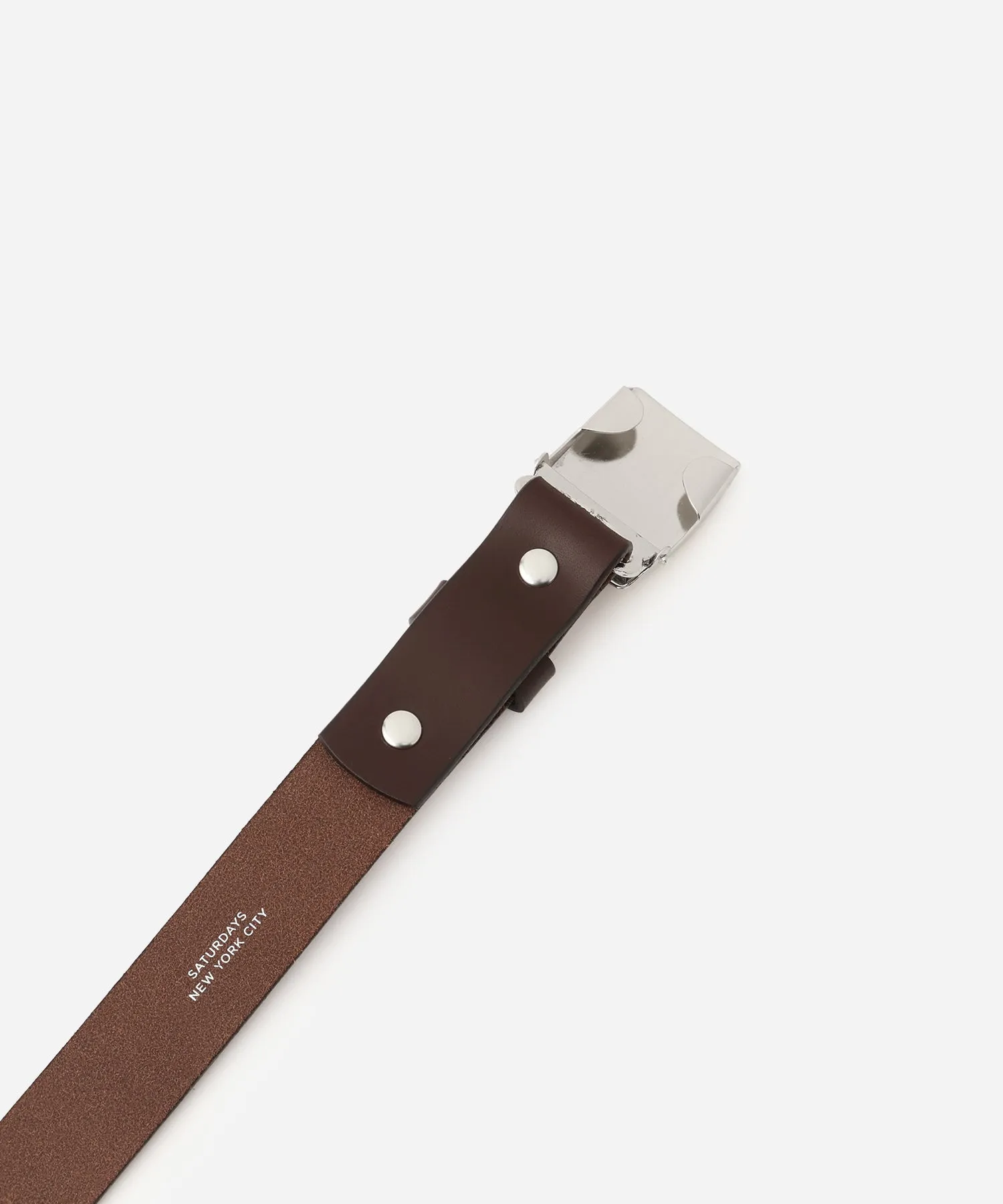 Buckle Leather Belt sold by Saturdays New York City product image thumbnail 3