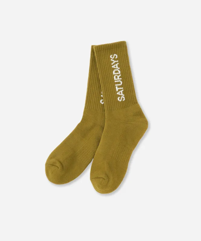 Logo Sock sold by Saturdays New York City
