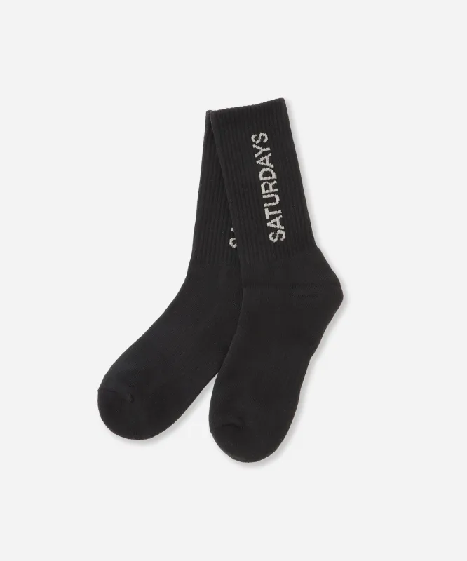 Logo Sock sold by Saturdays New York City