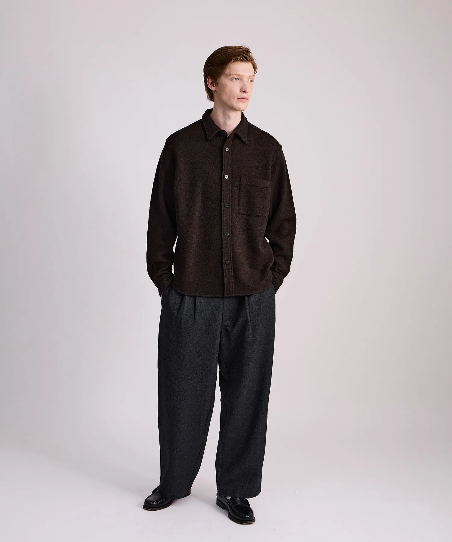 Ryan Heavy Boucle Shirt sold by Saturdays New York City product image thumbnail 3