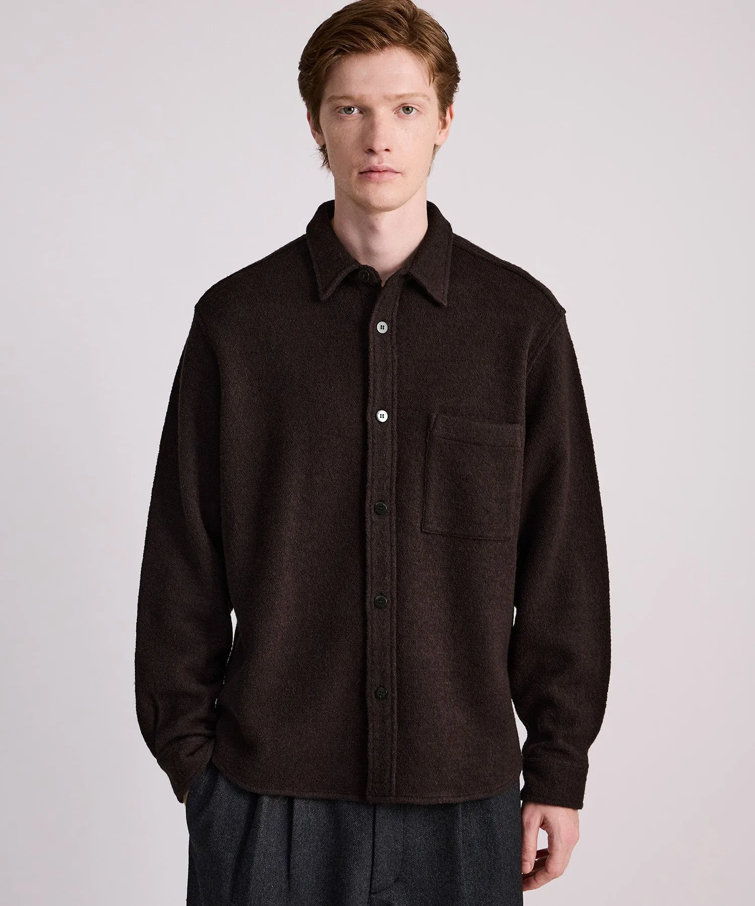 Ryan Heavy Boucle Shirt sold by Saturdays New York City product image thumbnail 2