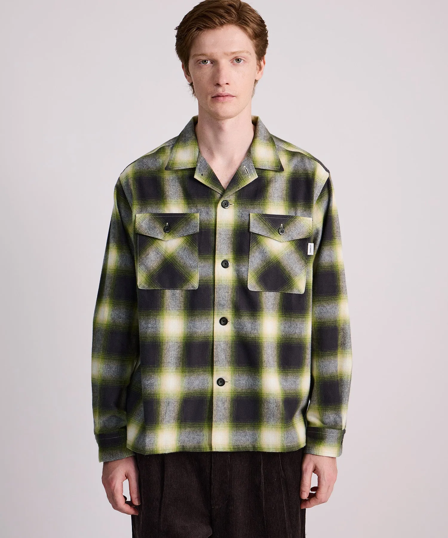 Marco Flannel Checked Shirt sold by Saturdays New York City product image thumbnail 2