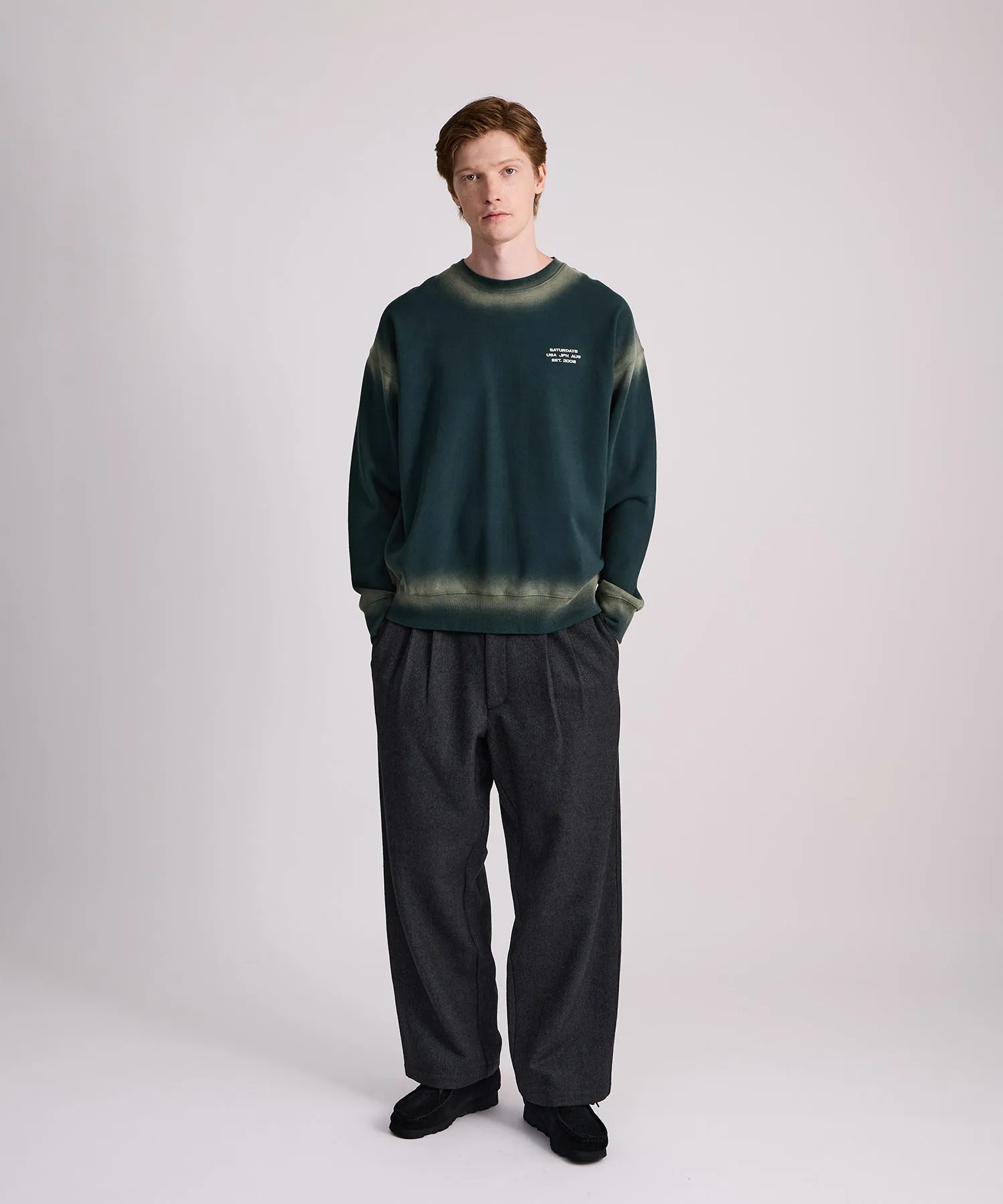 George Wool Wide Two Tuck Pant sold by Saturdays New York City product image thumbnail 4