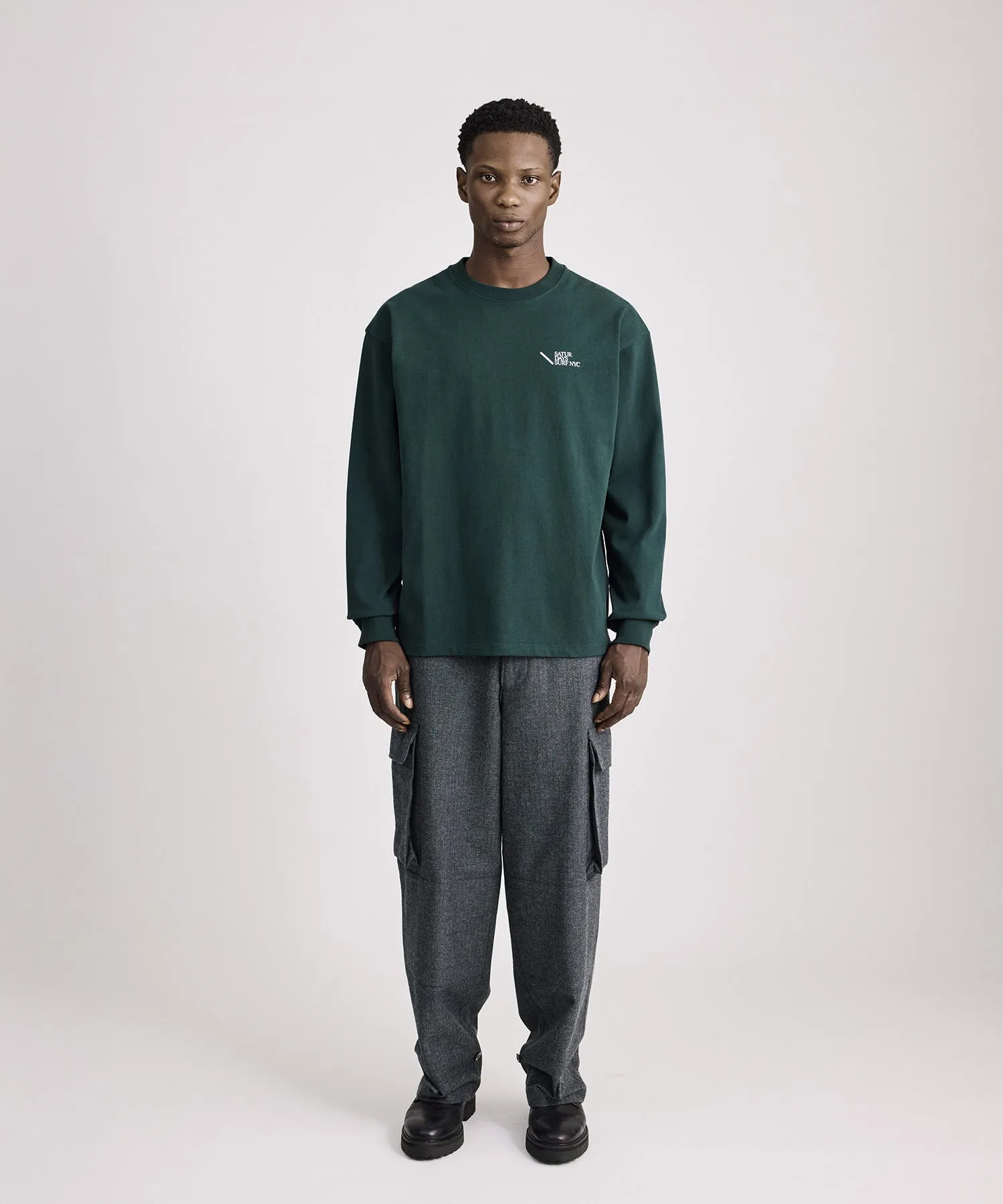 Max Weight Relaxed Surf Long Sleeve Tee sold by Saturdays New York City product image thumbnail 3