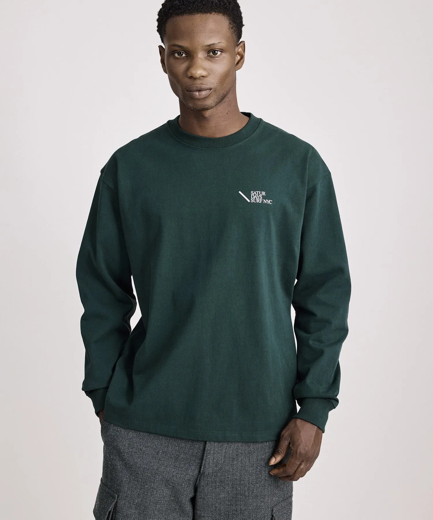 Max Weight Relaxed Surf Long Sleeve Tee sold by Saturdays New York City product image thumbnail 2