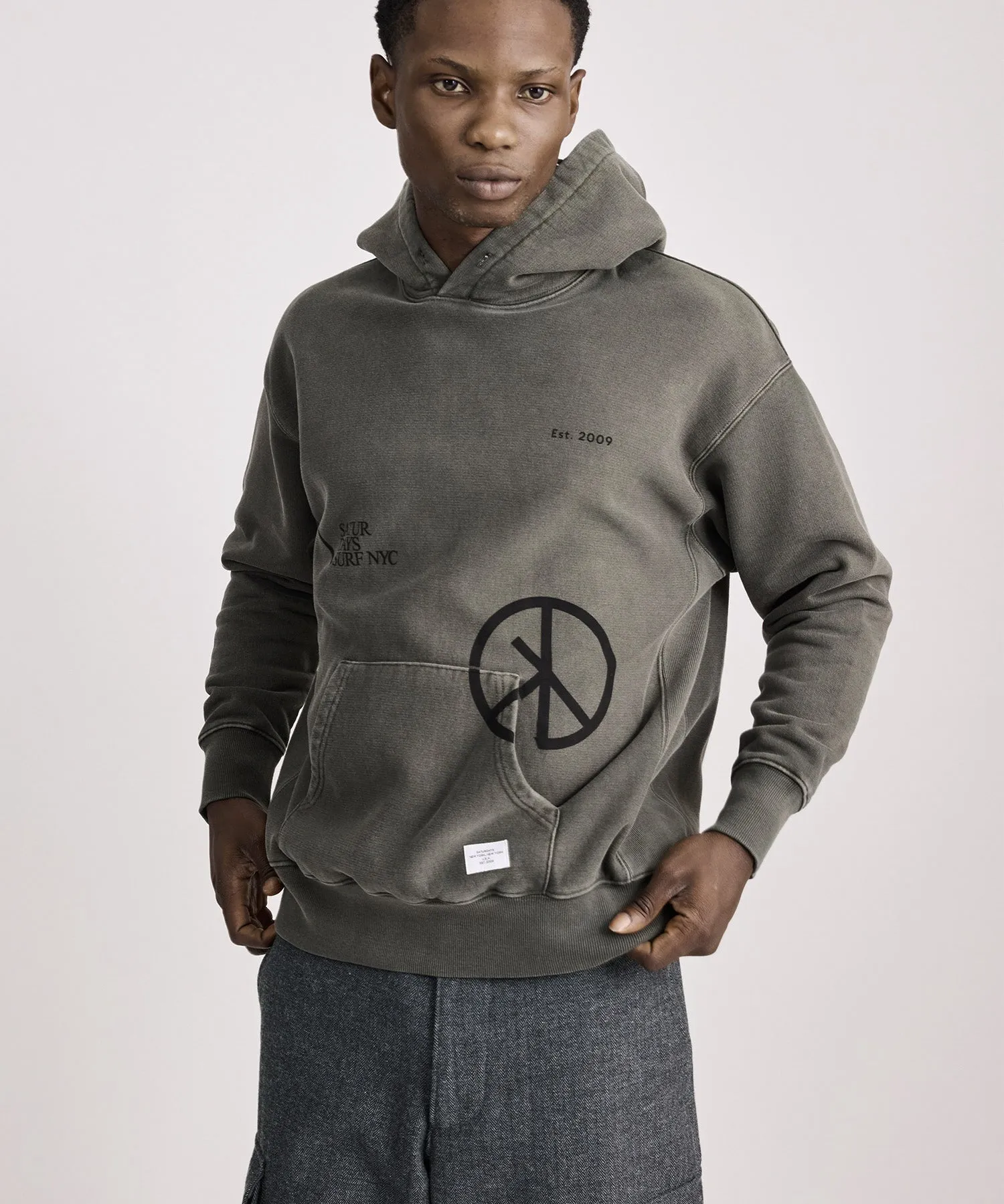 Warren Sunburned Peace Hoodie sold by Saturdays New York City product image thumbnail 2