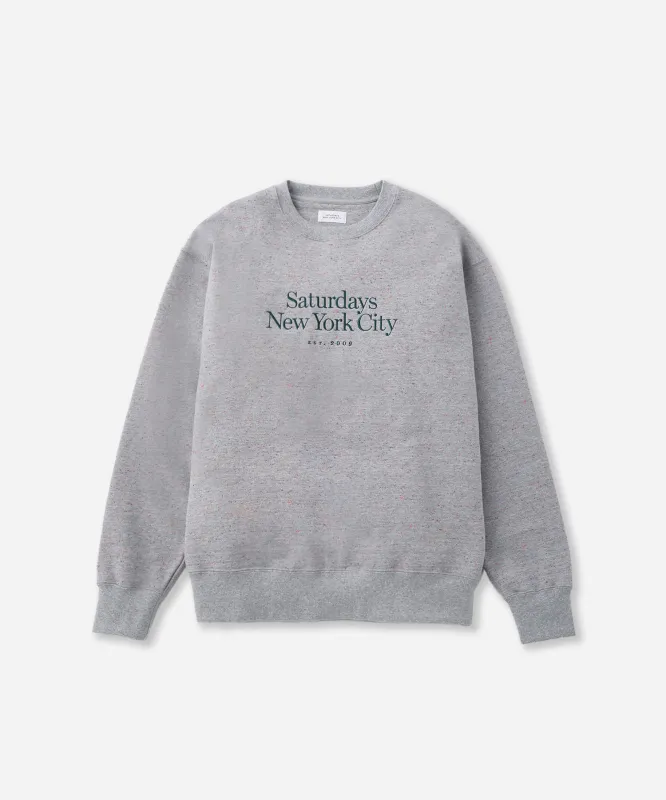 Bowery Speckle Sweatshirt sold by Saturdays New York City