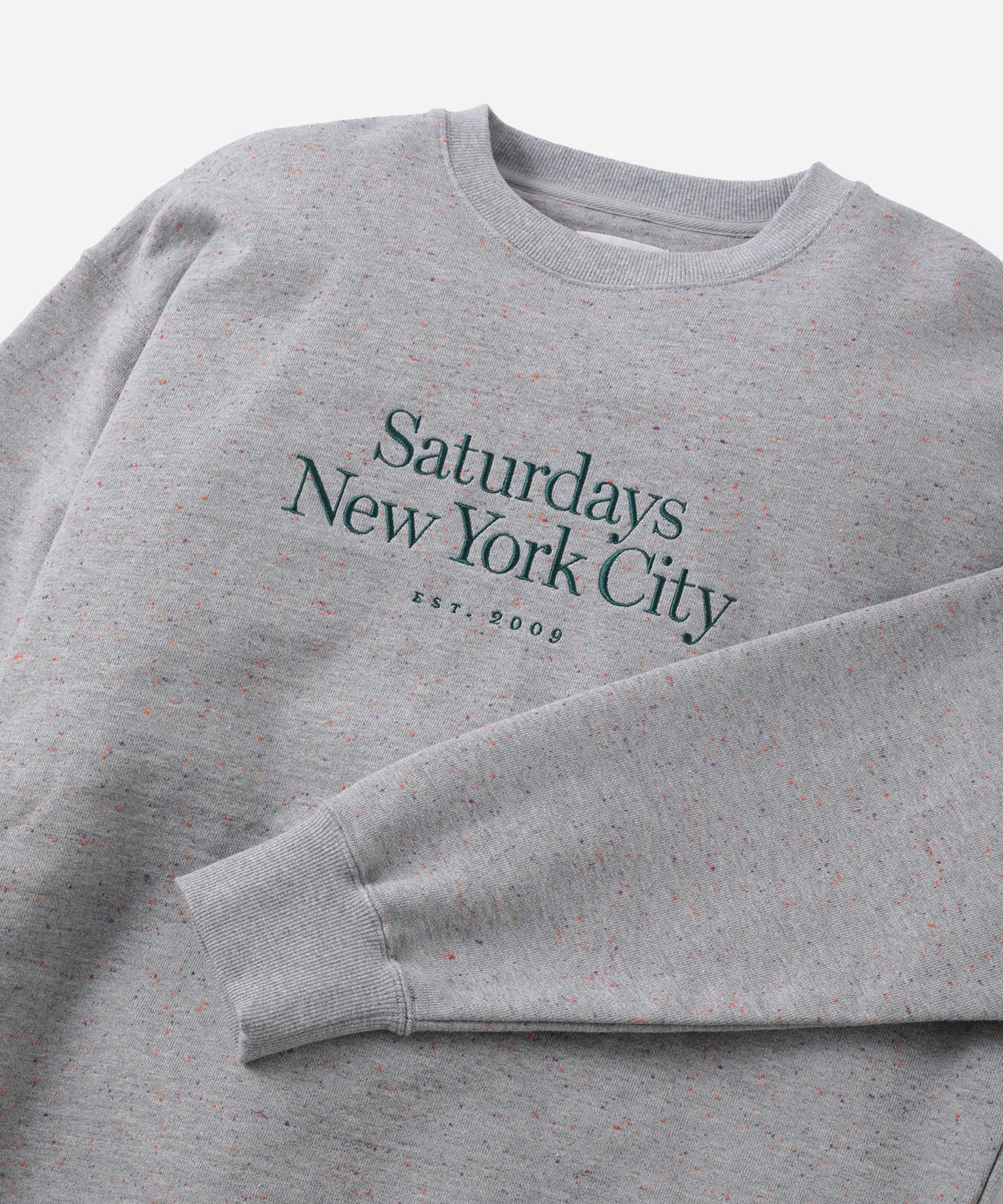 Bowery Speckle Sweatshirt sold by Saturdays New York City product image thumbnail 4