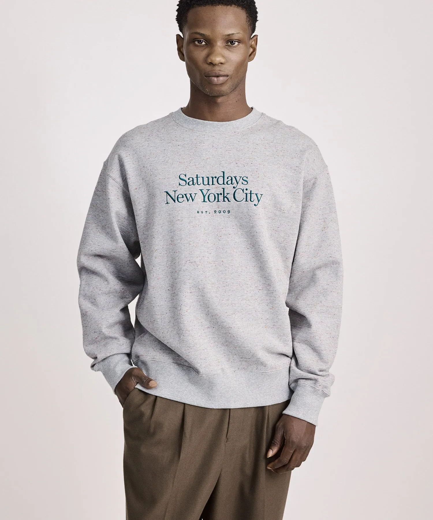 Bowery Speckle Sweatshirt sold by Saturdays New York City product image thumbnail 2