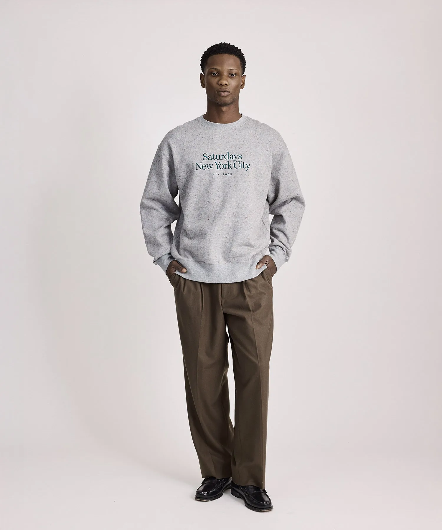 Bowery Speckle Sweatshirt sold by Saturdays New York City product image thumbnail 3