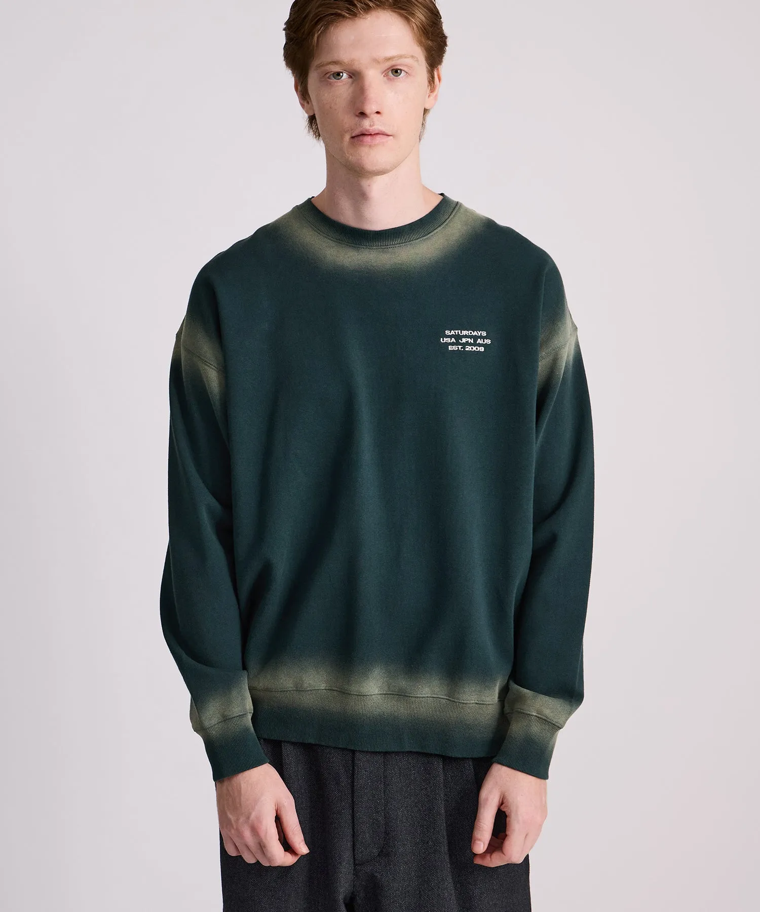 Ari Relaxed Faded Dye Sweatshirt sold by Saturdays New York City product image thumbnail 2