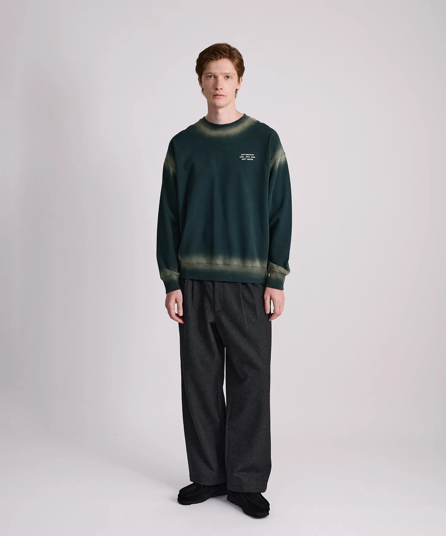 Ari Relaxed Faded Dye Sweatshirt sold by Saturdays New York City product image thumbnail 3