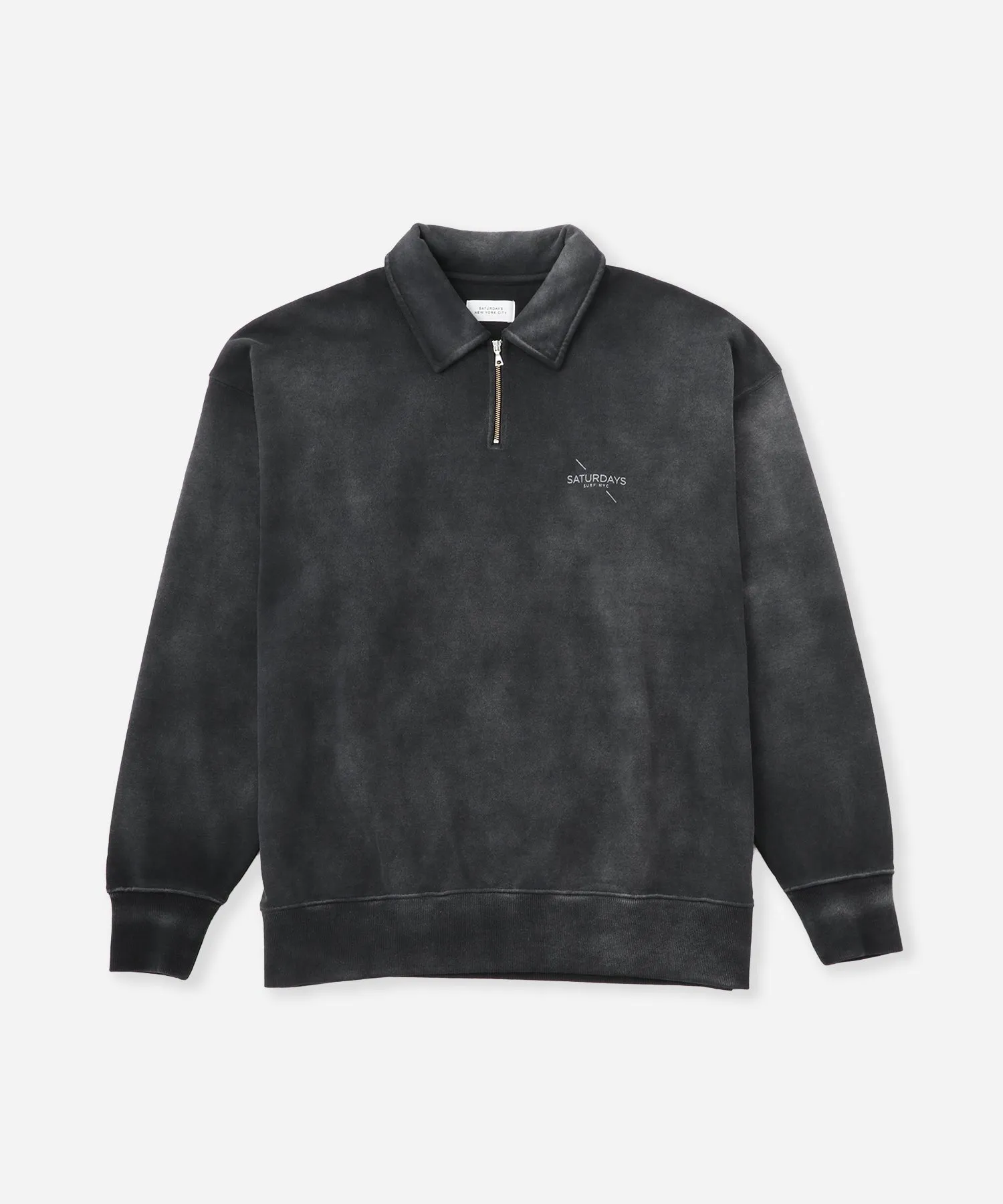 Mott Relaxed Quarter Zip Surf Sweatshirt sold by Saturdays New York City
