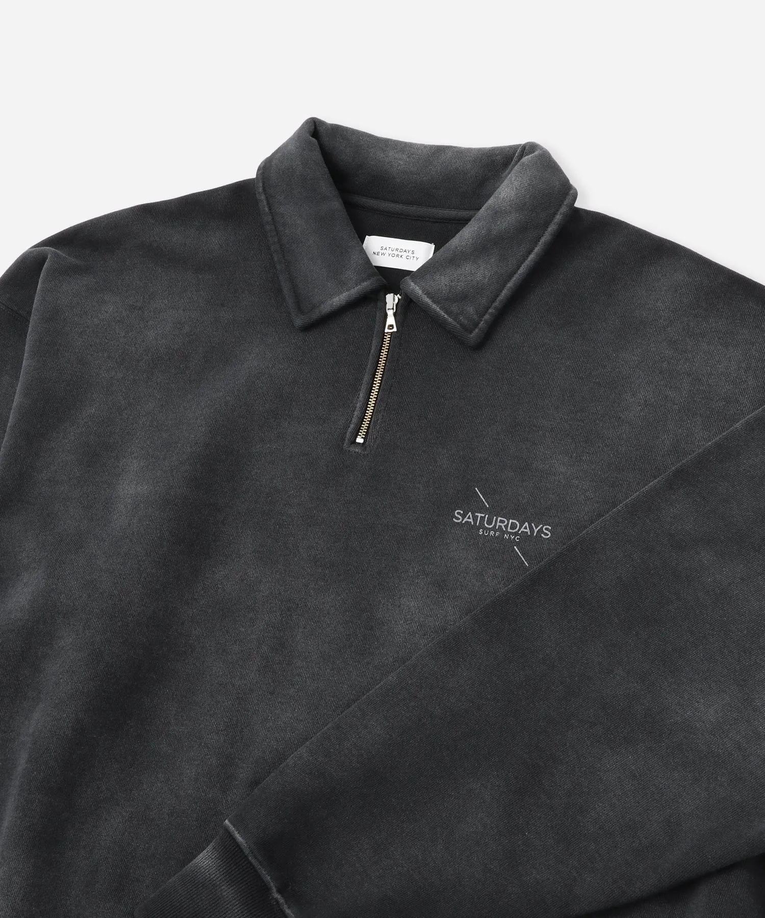 Mott Relaxed Quarter Zip Surf Sweatshirt sold by Saturdays New York City product image thumbnail 4