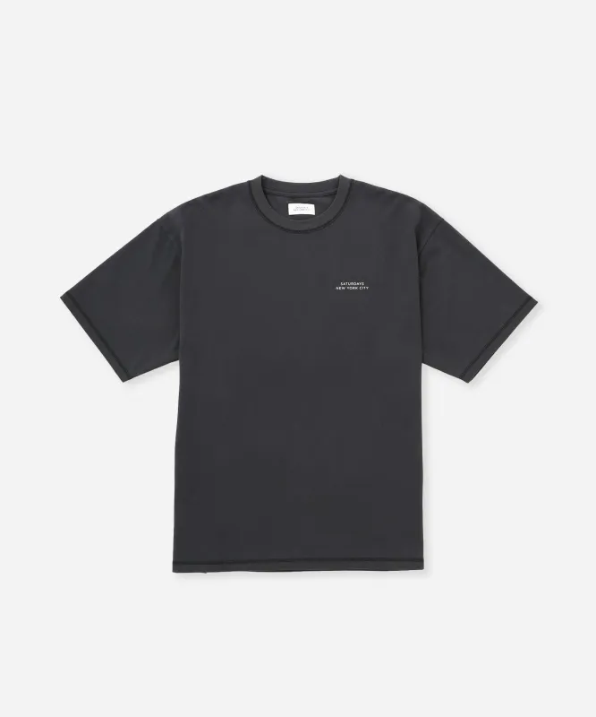 Contrast Stitch Relaxed Short Sleeve Tee sold by Saturdays New York City