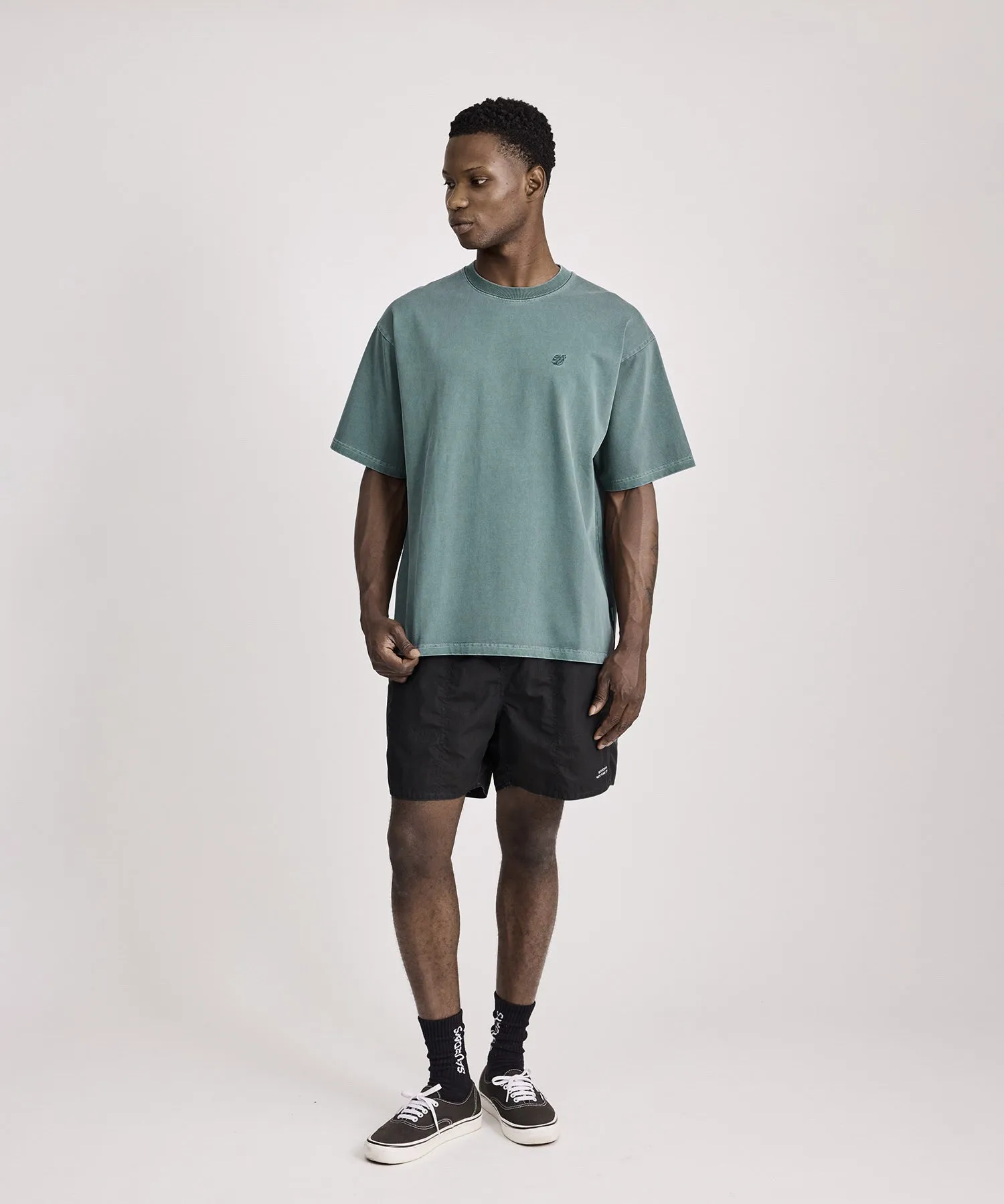 SNYC Relaxed Pigment Dyed Short Sleeve Tee sold by Saturdays New York City product image thumbnail 3
