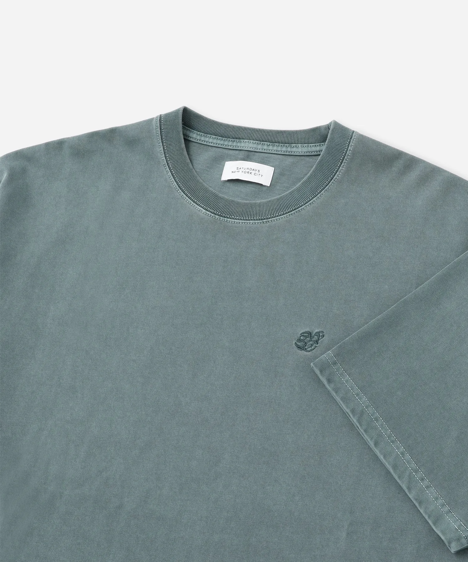 SNYC Relaxed Pigment Dyed Short Sleeve Tee sold by Saturdays New York City product image thumbnail 4