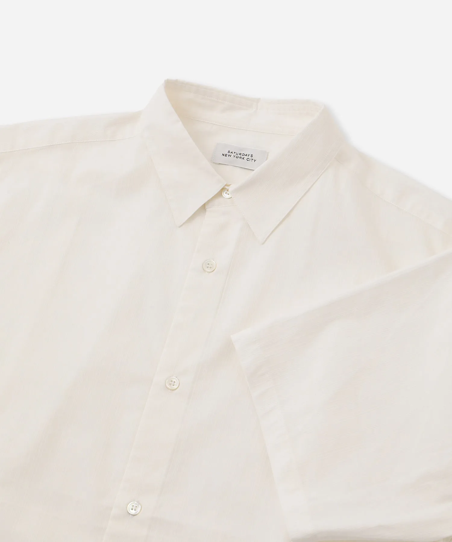 Bruce Tonal Stripe Short Sleeve Shirt sold by Saturdays New York City product image thumbnail 4