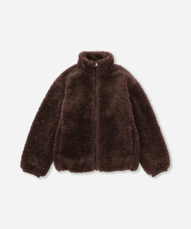 Alessia Boa Fleece Blouson sold by Saturdays New York City