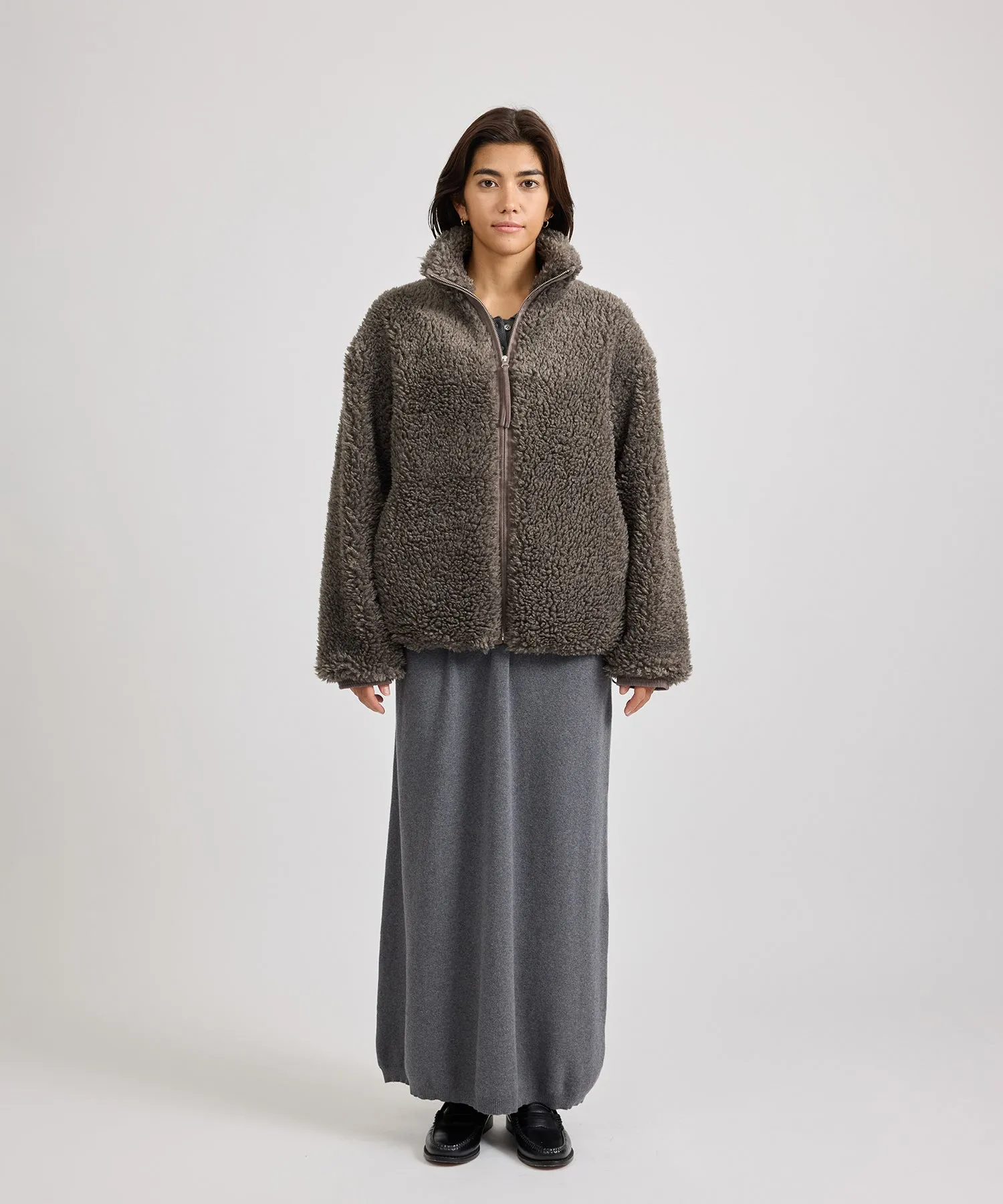 Alessia Boa Fleece Blouson sold by Saturdays New York City product image thumbnail 3