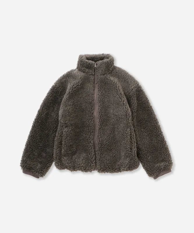 Alessia Boa Fleece Blouson sold by Saturdays New York City