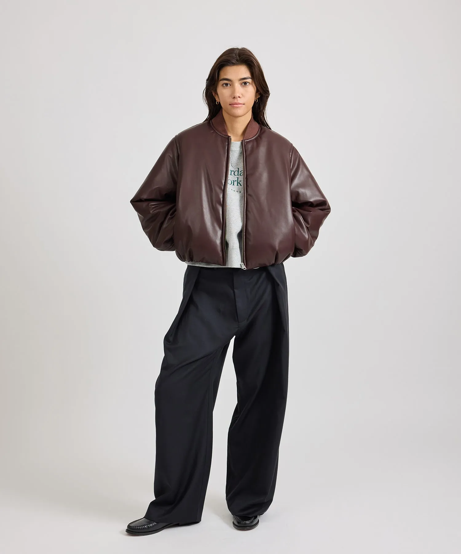 Dorothy Cropped Bomber Jacket sold by Saturdays New York City product image thumbnail 3