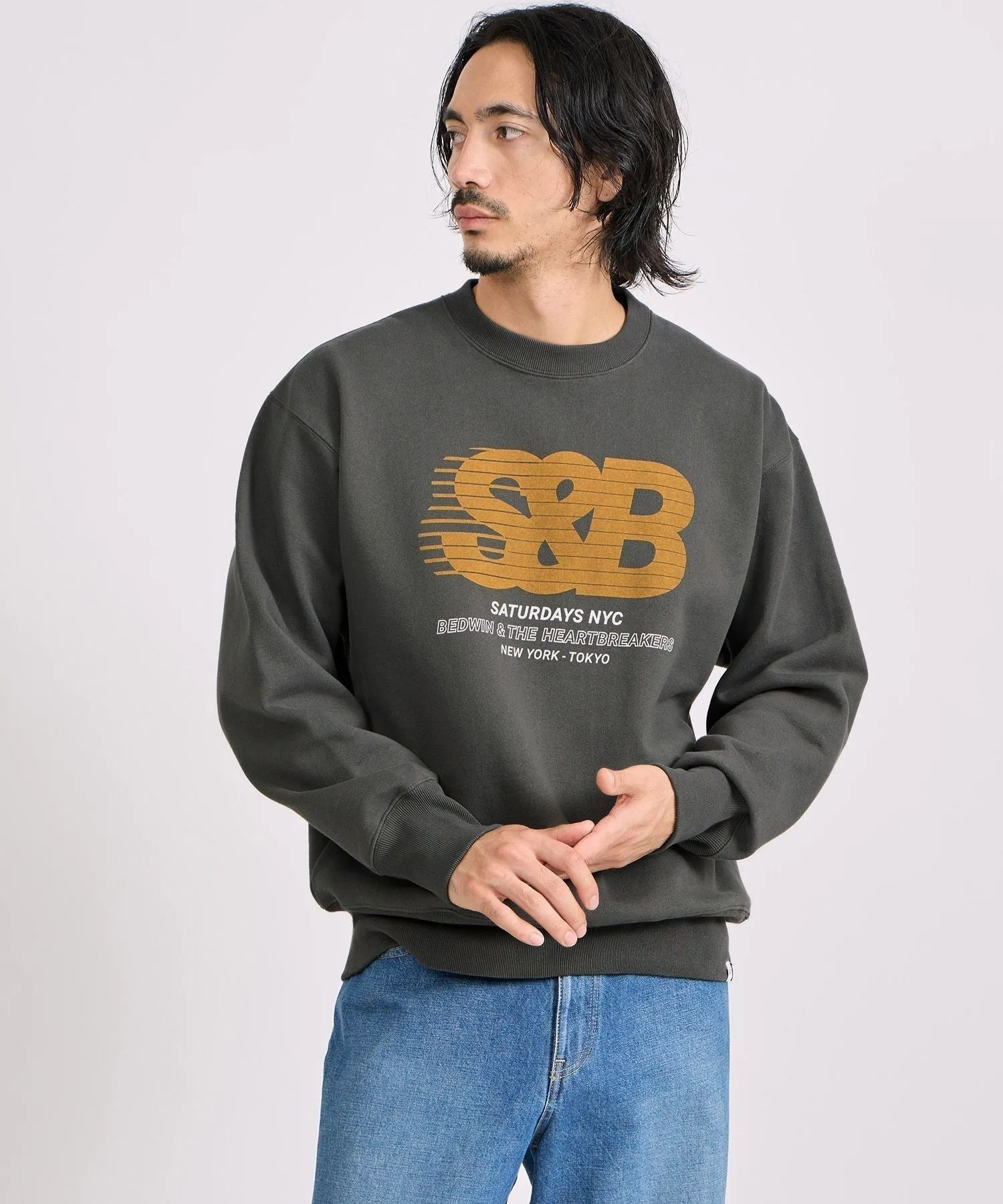 Bedwin x Saturdays Bean Town Sweat sold by Saturdays New York City product image thumbnail 2