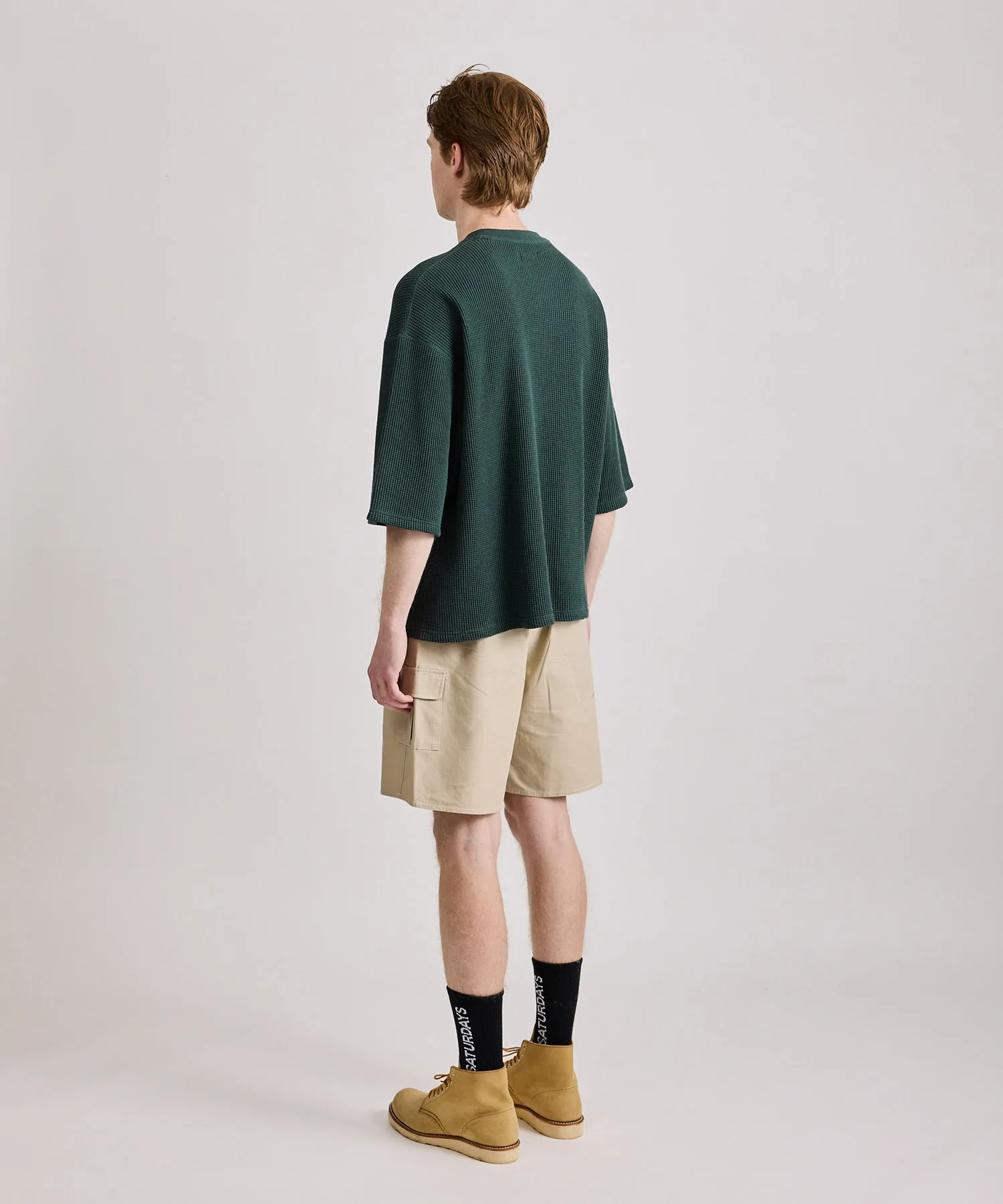 Waffle Half Sleeve Tee sold by Saturdays New York City product image thumbnail 4