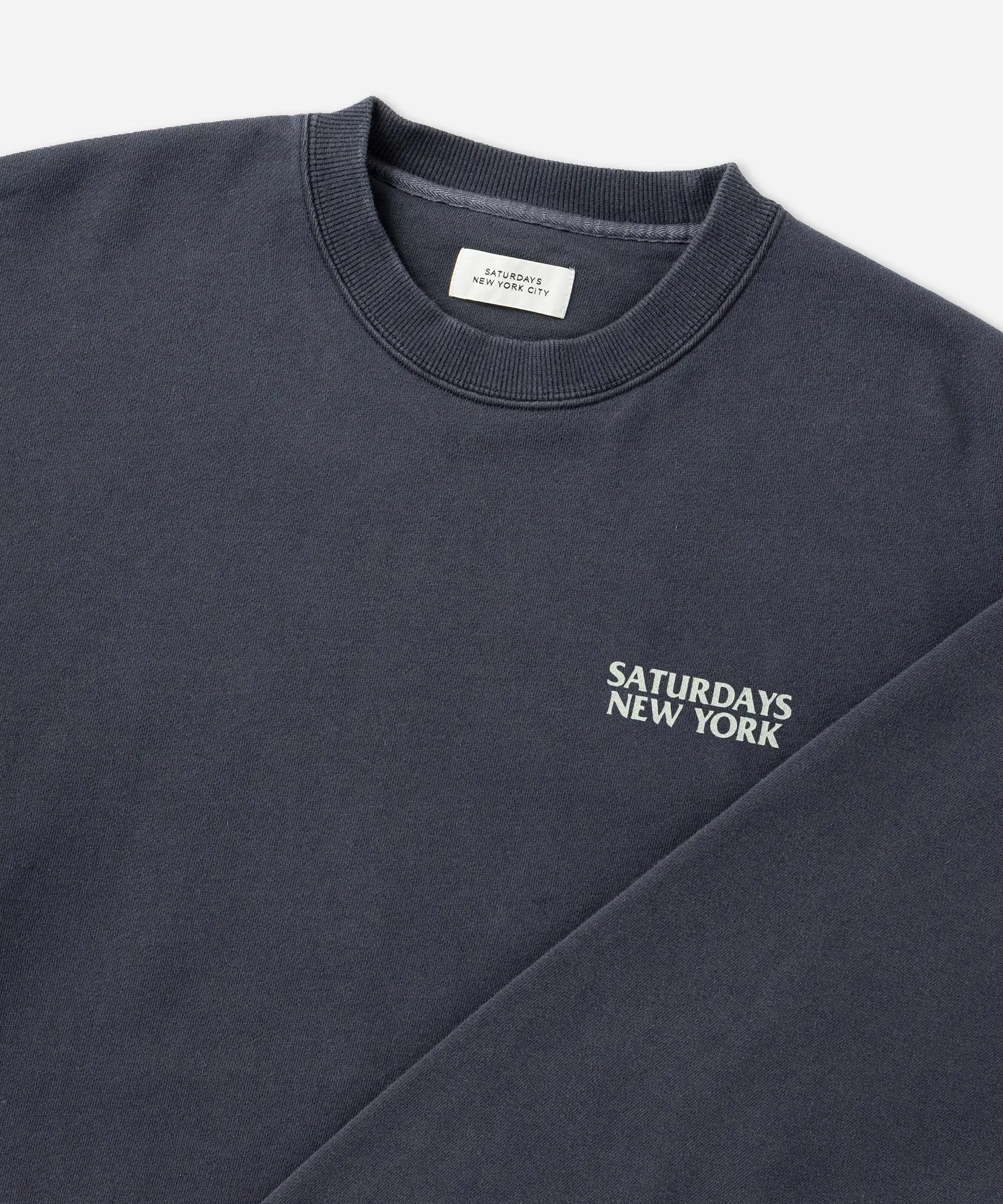 Ari Relaxed Ozone Washed Sweatshirt sold by Saturdays New York City product image thumbnail 5