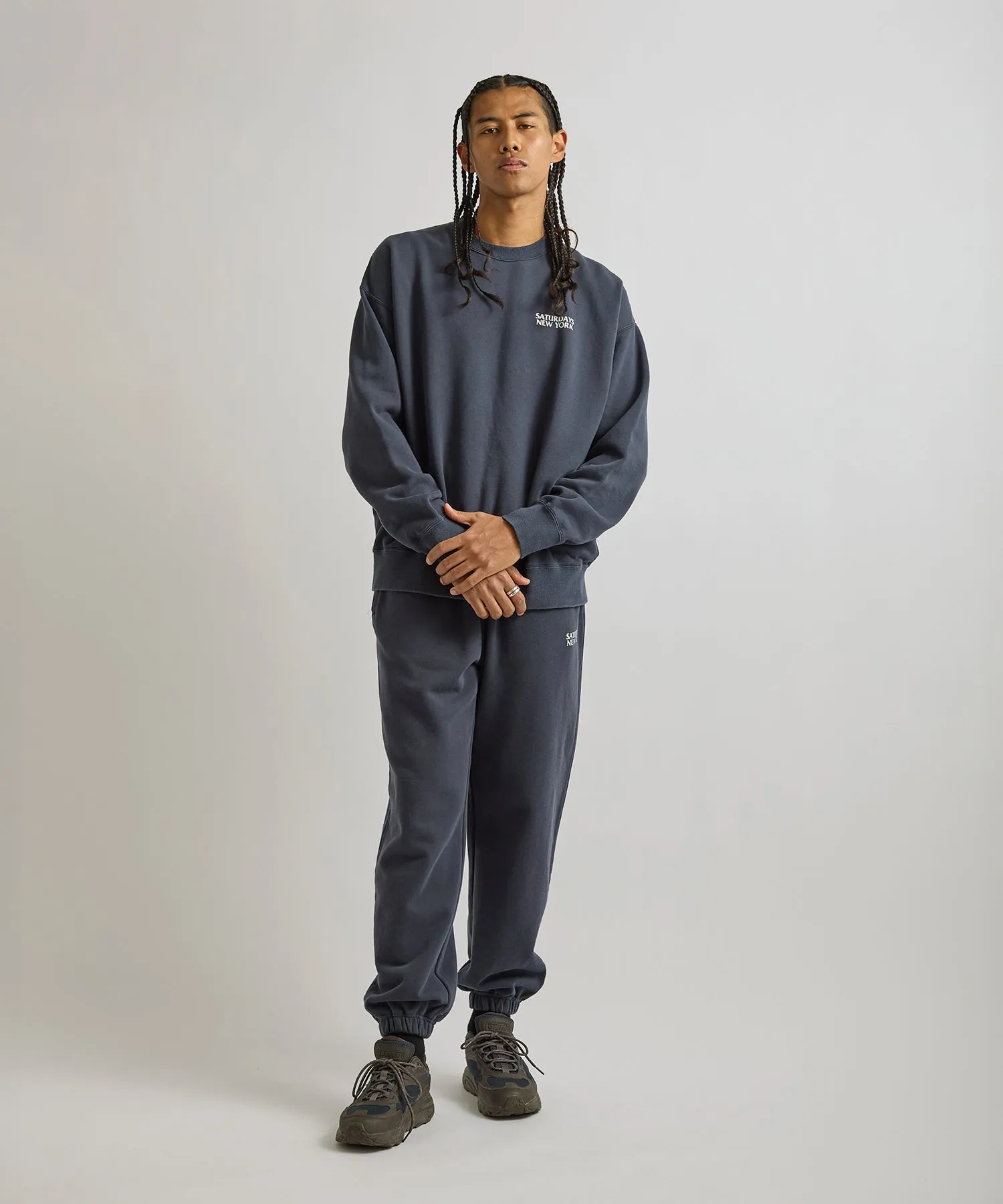 Ari Relaxed Ozone Washed Sweatshirt sold by Saturdays New York City product image thumbnail 4