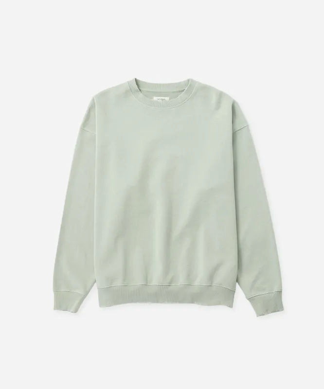 Bowery Garment Dyed Slash Sweatshirt sold by Saturdays New York City