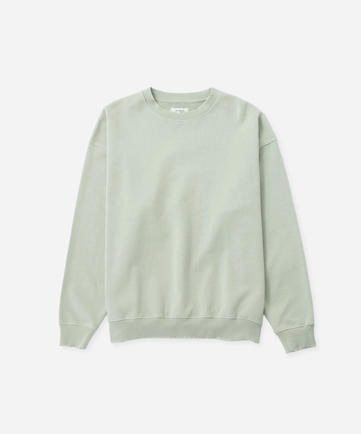 Bowery Garment Dyed Slash Sweatshirt sold by Saturdays New York City