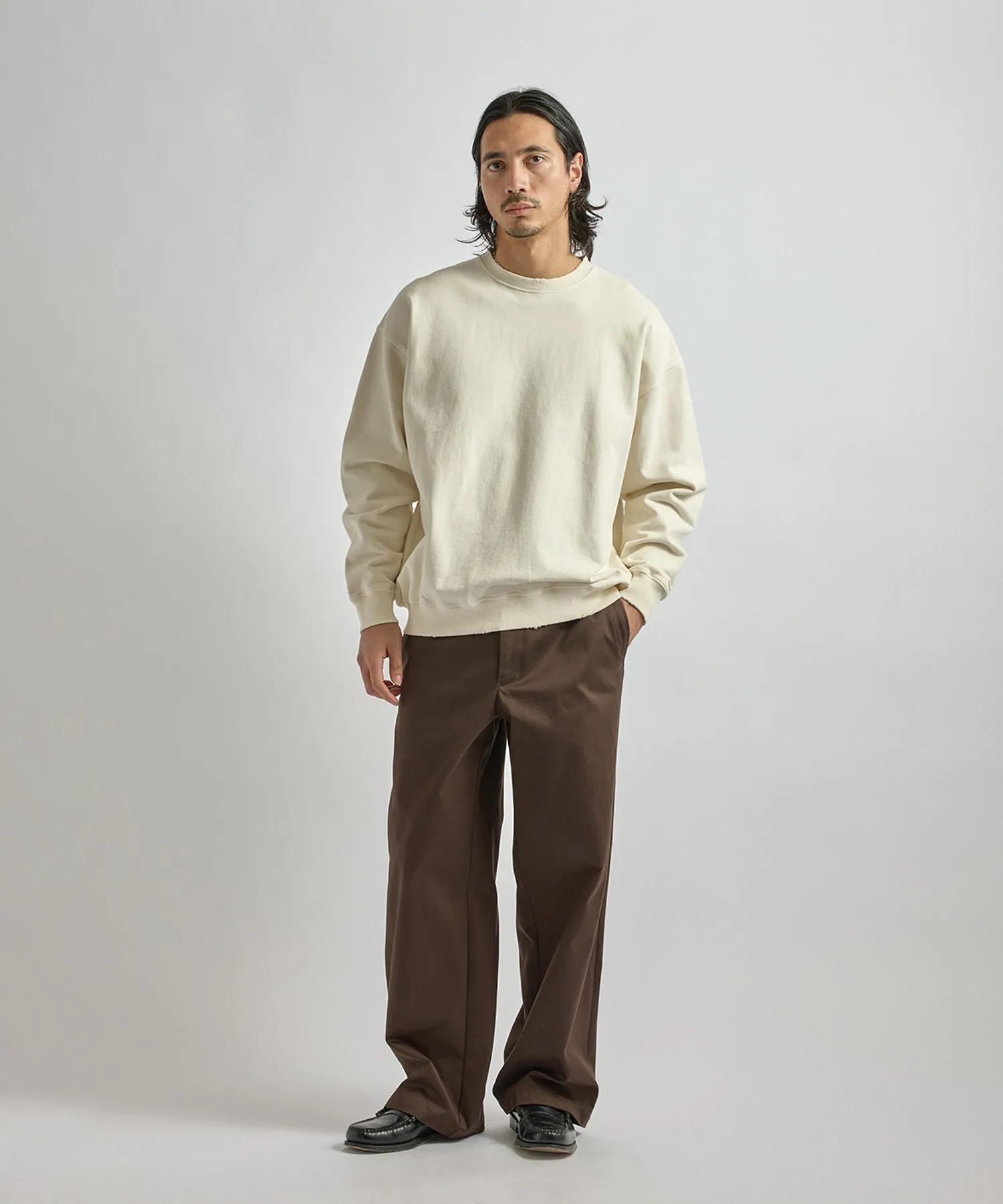 Bowery Garment Dyed Slash Sweatshirt sold by Saturdays New York City product image thumbnail 4