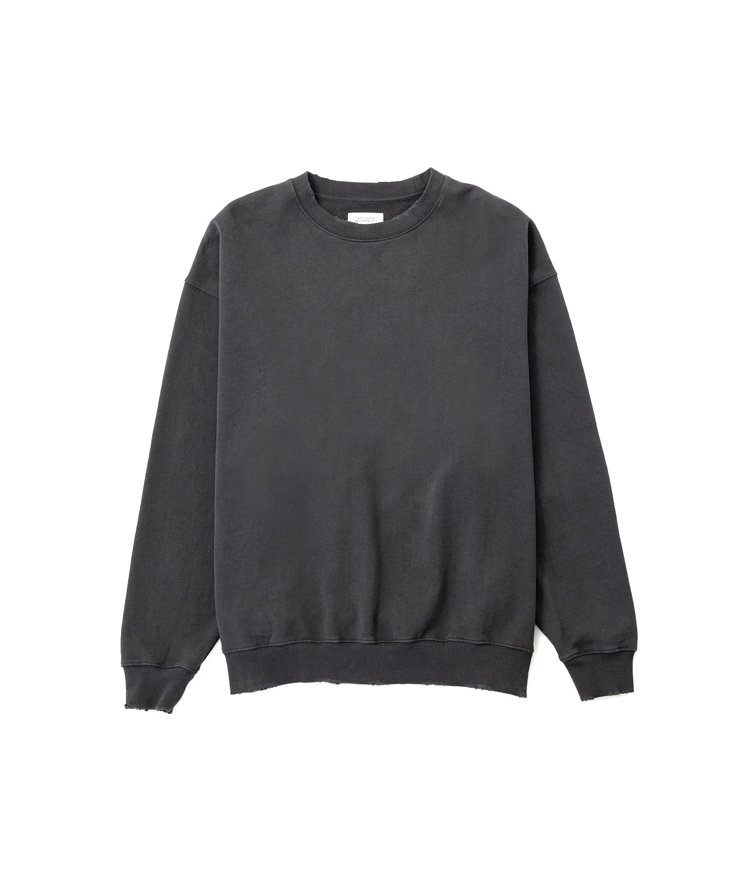 Bowery Garment Dyed Slash Sweatshirt sold by Saturdays New York City