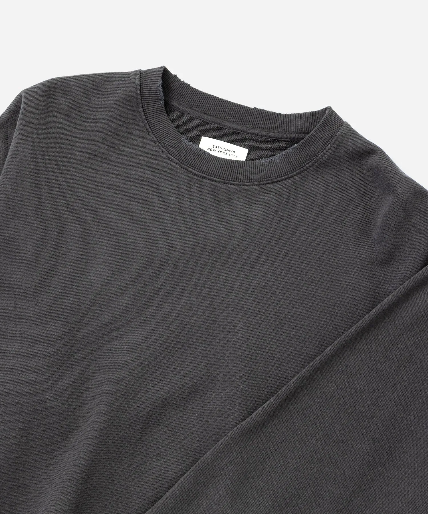 Bowery Garment Dyed Slash Sweatshirt sold by Saturdays New York City product image thumbnail 5