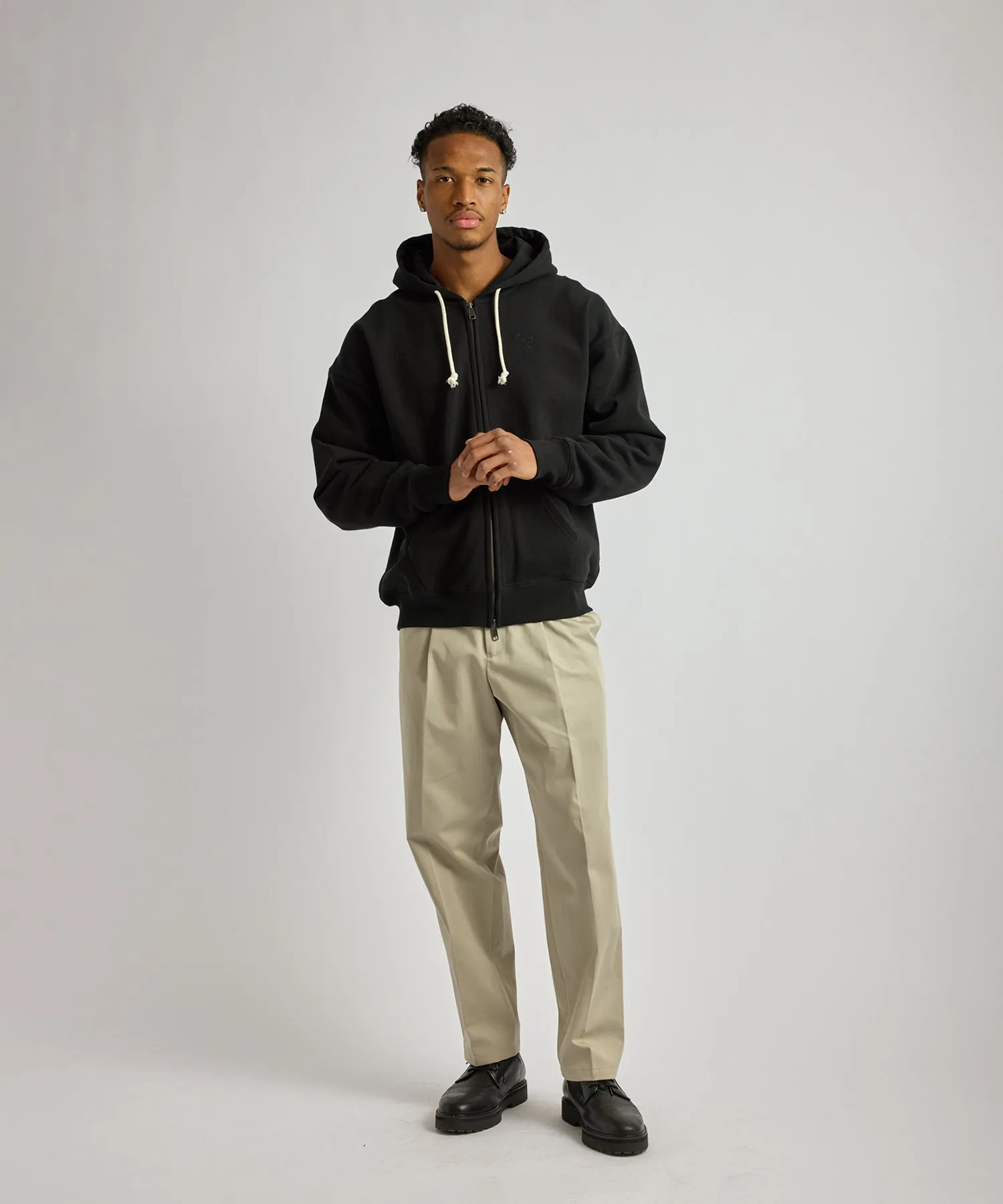 Canal Waffle Lined Zip Hoodie sold by Saturdays New York City product image thumbnail 3