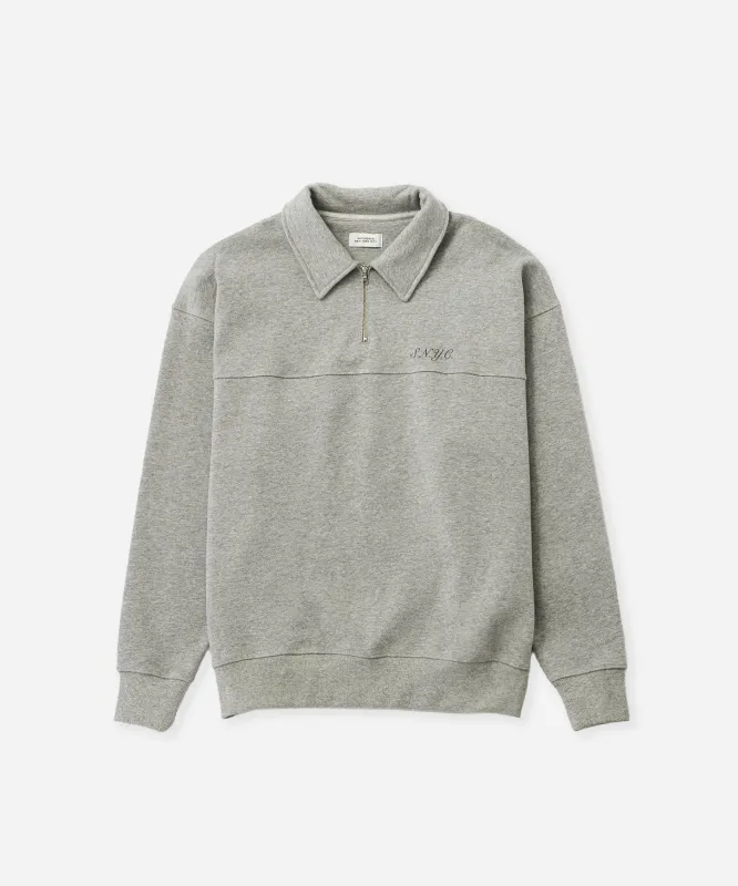 Mott Relaxed Quarter Zip Sweatshirt sold by Saturdays New York City