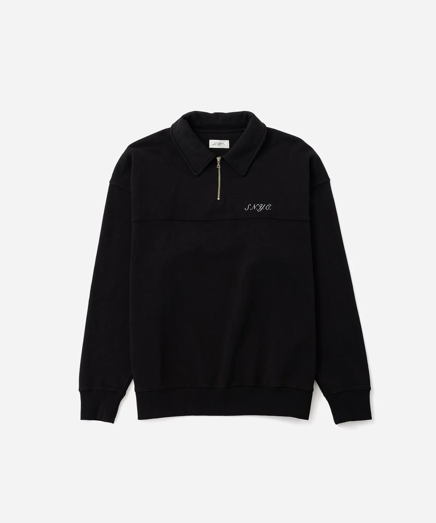 Mott Relaxed Quarter Zip Sweatshirt sold by Saturdays New York City