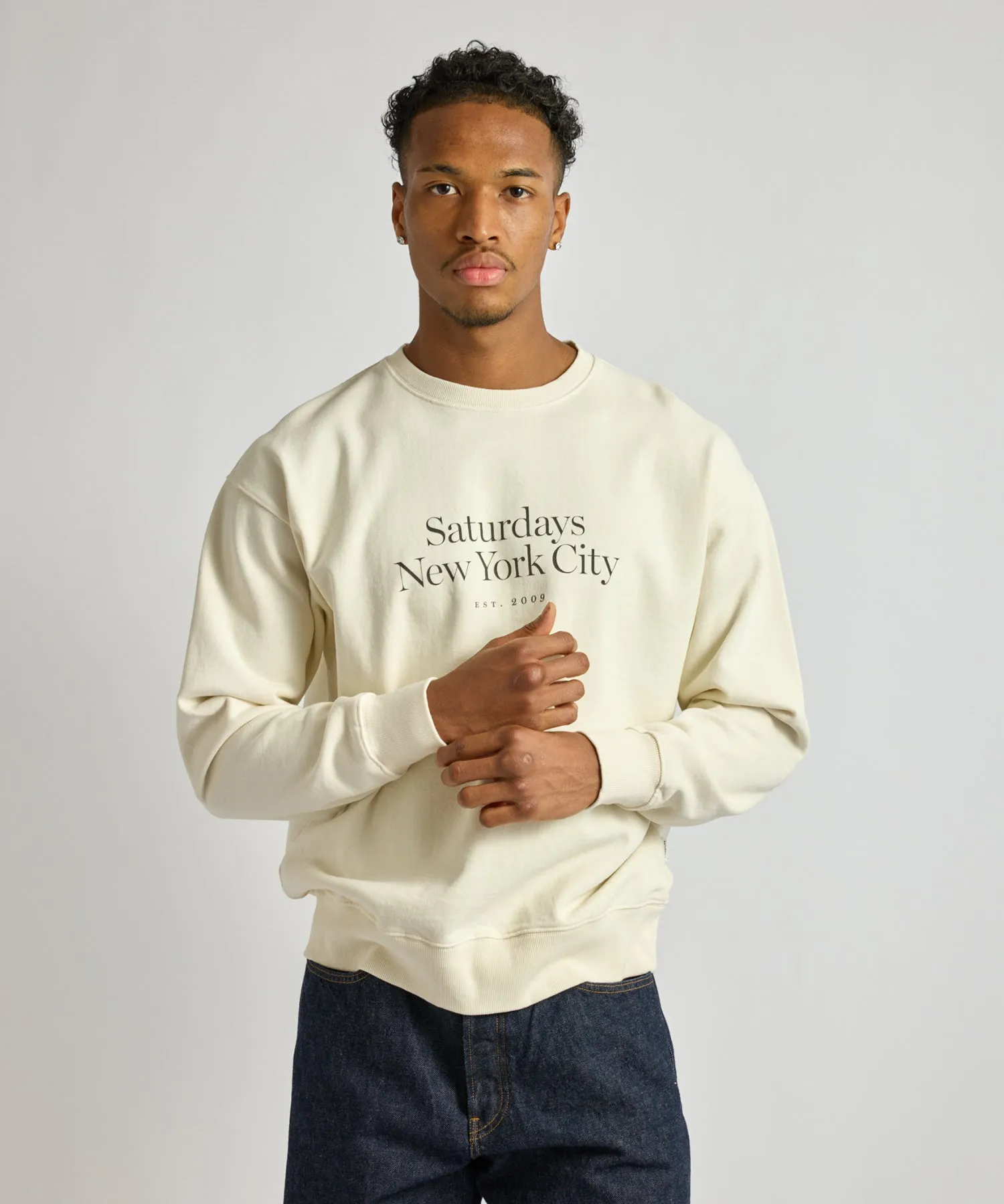 Bowery Miller Standard Crew Sweatshirt sold by Saturdays New York City product image thumbnail 2